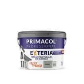 Farby zewnętrzne - Elewacyjna farba strukturalna Exteria popielaty 9 l - miniaturka - grafika 1