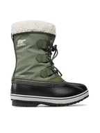 Buty dla dziewczynek - Sorel Śniegowce Yoot Pac Nylon Wp NY1962 Zielony - miniaturka - grafika 1