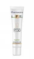 Podkłady do twarzy - Dr Irena Eris Pharmaceris F Mineralny Dermo-Fluid matujący Light 10 SPF30 30ml - miniaturka - grafika 1