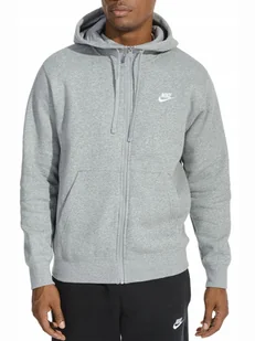 Bluza Męska Nike Z Kapturem Bv2645-063 Rozsuwana Szara Xs - Bluzy męskie - miniaturka - grafika 1