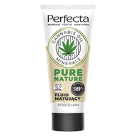 Podkłady do twarzy - Perfecta Pure Nature Fluid matujący porcelain - miniaturka - grafika 1