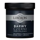 Farby wewnętrzne - LIBERON Farba akrylowa BARWY CZERNI 0,5 l czarna purpura mat - miniaturka - grafika 1