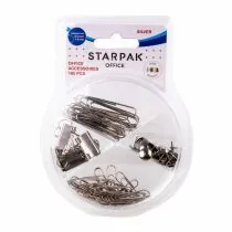 Starpak Akcesoria biurowe 100 szt. - Spinacze i klipsy do papieru - miniaturka - grafika 1
