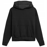 Bluzy damskie - BLUZA DRESOWA DAMSKA 4F Z KAPTUREM NIEROZPINANA - miniaturka - grafika 1