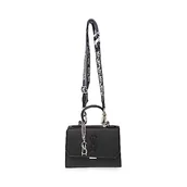 Torebki damskie - Steve Madden Damskie LATTUCA Top Handle Crossbody, czarne, jeden rozmiar, Czarny, Rozmiar Uniwersalny - miniaturka - grafika 1
