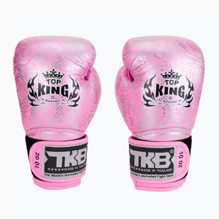 Rękawice bokserskie Top King Muay Thai Super Star Air pink/silver - Rękawice bokserskie - miniaturka - grafika 1