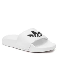 Klapki i japonki damskie - Adidas Klapki adilette Lite FU8297 Ftwwht/Cblack/Ftwwht - miniaturka - grafika 1