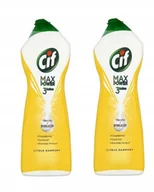Środki do kuchni i łazienki - Cif Max Power Mleczko z Wybielaczem Citrus 2x1001g - miniaturka - grafika 1