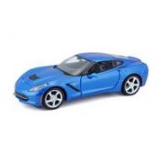 Samochody i pojazdy dla dzieci - MAISTO 31505 Corvette Sting Coupe 2014 niebieski 1:24 - miniaturka - grafika 1