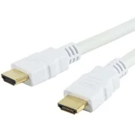 Kable - Techly Kabel HDMI z Ethernetem Biały 5m 306936 - miniaturka - grafika 1