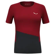 Koszulki i topy damskie - Salewa Damska koszulka Puez Sporty Dry, Syrah, rozmiar 40 - miniaturka - grafika 1