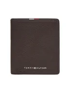 Portfele - Tommy Hilfiger Duży Portfel Męski Th Corp Trifold AM0AM13742 Brązowy - miniaturka - grafika 1