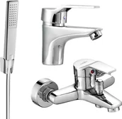 Zestawy baterii łazienkowych - Mexen Caro R72 zestaw wannowy, chrom - 746603R72-00 - miniaturka - grafika 1