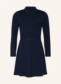 Sukienki i spódniczki dla dziewczynek - Tommy Hilfiger Sukienka Z Dżerseju Z Błyszczącą Przędzą blau - TOMMY HILFIGER - miniaturka - grafika 1