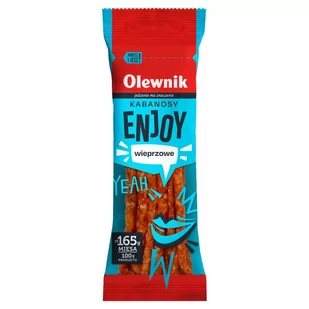 Olewnik Enjoy Kabanosy wieprzowe 90 g - Kiełbasa i wędliny - miniaturka - grafika 1