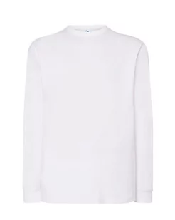 Koszulka t-shirt medyczna biała Męska rękaw długi M - Odzież medyczna Koszulka t-shirt medyczna biała Męska rękaw długi M - Odzież medyczna - miniaturka - grafika 1