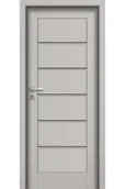 Drzwi wewnętrzne - Pol-Skone Dzwi Wewnętrzne Pełne Slim V03 Laminowane Platino - miniaturka - grafika 1