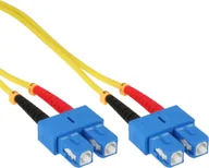 Patchcordy - InLine InLine - Patch- Cable - SC Single- Modus M to SC Single- Modus M - 25,0m - glass fiber - 9/125 Micrometer - OS2 - halogen free - yellow 82925H - miniaturka - grafika 1