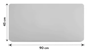 Podkładka na biurko stół ochronna mata 90x45cm Gray - Podkładki pod mysz - miniaturka - grafika 4