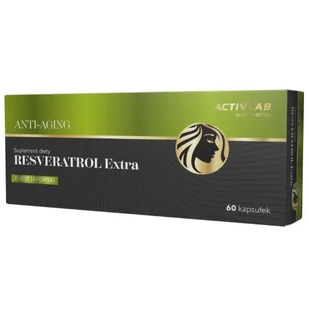 ACTIVLAB Anti-Aging Resveratrol Extra, 60 kapsułek - Włosy, skóra, paznokcie - miniaturka - grafika 1