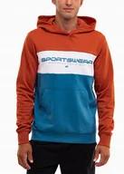 Bluzy męskie - 4F bluza męska sportowa z kapturem rozpinana dresowa roz. L - miniaturka - grafika 1