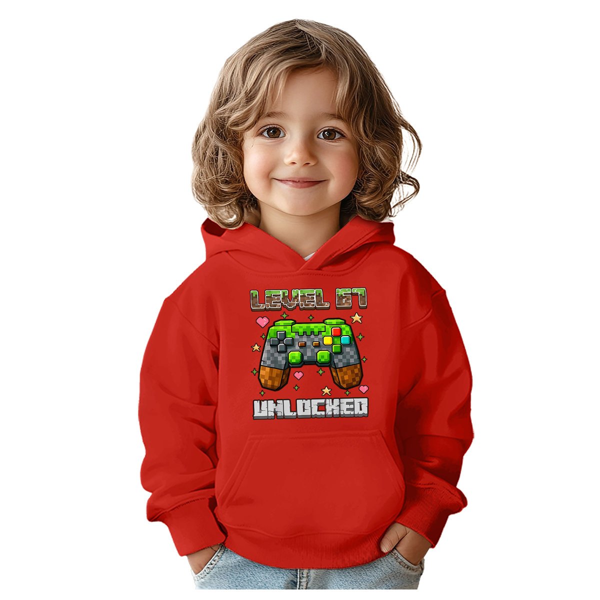 BLUZA DZIECIĘCA Z KAPTUREM 67 SIX SEVEN VIRAL 122-128 DLA DZIECKA PREZENT