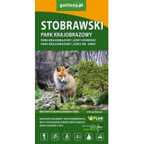 Stobrawski Park Krajobrazowy, 1:50 000- Księgarnie ArtTarvel: KRAKÓW - ŁÓDŹ - POZNAŃ - WARSZAWA Plan - Atlasy i mapy - miniaturka - grafika 1