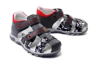 Buty dla dziewczynek - WOJTYŁKO 1S22305 popiel, sandały dziecięce, rozmiary 20-25 - Wojtyłko - miniaturka - grafika 1
