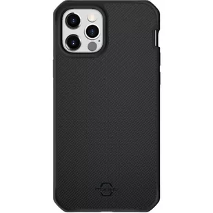 ItSkins Etui Hybrid Ballistic do iPhone 12/12 Pro czarne 4035 - Etui i futerały do telefonów - miniaturka - grafika 1