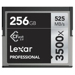 Lexar Pro 3500X Cfast (Vpg-130) R525/W445 256Gb - Karty pamięci - miniaturka - grafika 1