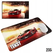 Podkładki pod mysz - PODKŁADKA POD MYSZKĘ MYSZ WZORY DO WYBORU - FERRARI SUPER AUTA 29x36cm - miniaturka - grafika 1