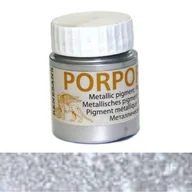 Farby i media malarskie - Porporina Pigment Metaliczny Srebro 8G. Renesans - miniaturka - grafika 1