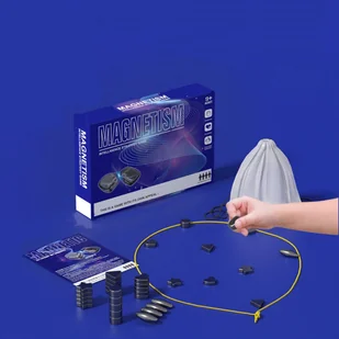 Magnetyczna gra w szachy: rodzinna gra planszowa, edukacyjna zabawka, magnesy wielokształtne, zabawna gra strategiczna dla wielu graczy przy stole (.. - Gry planszowe Magnetyczna gra w szachy: rodzinna gra planszowa, edukacyjna zabawka, magnesy wielokształtne, zabawna gra strategiczna dla wielu graczy przy stole (.. - Gry planszowe - miniaturka - grafika 1