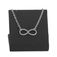Naszyjniki - Naszyjnik celebrytka nieskończoność stal chirurgiczna 45cm / JG. Projekt - miniaturka - grafika 1