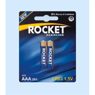 Bateria ROCKET LR03 2 sztuki - Akumulatory ogólnego zastosowania - miniaturka - grafika 1