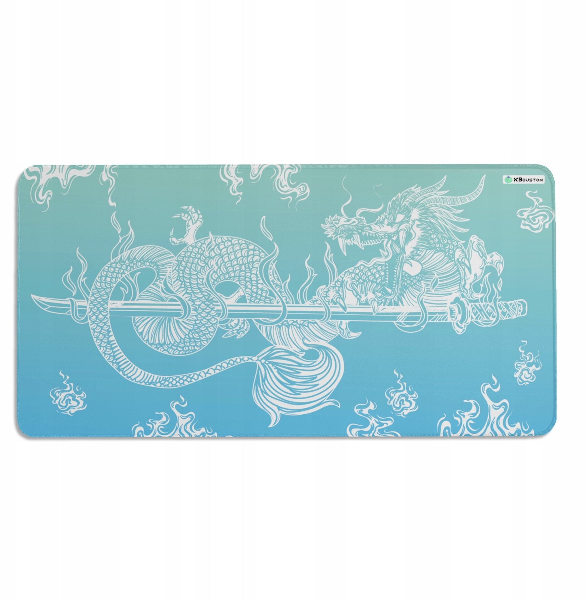 Podkładka KBcustom DUŻA PODKŁADKA MATA POD MYSZKĘ MYSZ 120x60cm XXXL KBcustom Biurko Dragon 16
