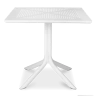 Stoły ogrodowe - Stół Nardi CLIPX 80 Bianco - miniaturka - grafika 1