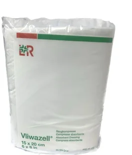 L&R - Opatrunek wysokochłonny Vliwazell 15x20, 25szt. - Apteczki i materiały opatrunkowe - miniaturka - grafika 1