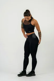 Legginsy damskie Nebbia FIT Activewear High-Waist Leggings black S - Spodnie sportowe damskie - miniaturka - grafika 1