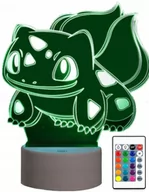 Lampy stojące - LAMPKA NOCNA DLA DZIECI BULBASAUR POKEMON GO LED - miniaturka - grafika 1