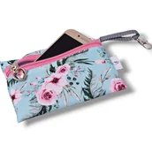 Etui na klucze - Etui na klucze etui na telefon saszetka portfelik kwiaty ogrodu - miniaturka - grafika 1