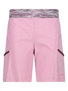 Spodnie sportowe damskie - CMP Szorty funkcyjne w kolorze jasnoróżowym - grafika 1