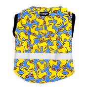 Ubranka dla psów - Bluza dla Psa z kapturem Ducky Duck, odblaskowy element, nadruk kaczuszki -M - miniaturka - grafika 1