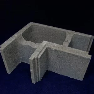 Pustak szalunkowy narożnikowy Roosens S24N 42x37x24x20 cm prawy, 5 Mpa - Inne materiały budowlane - miniaturka - grafika 1