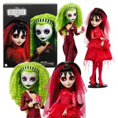 Lalki dla dziewczynek - Monster High Skullector Zestaw 2 Lalki Kolekcjonerskie Betelgeuse Beetlejuice I Lydia - miniaturka - grafika 1