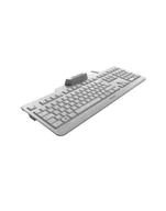 Klawiatury - Cherry JK-A0400DE-0 SECURE BOARD 1.0 klawiatura USB QWERTZ Niemiecki Szary - miniaturka - grafika 1