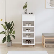 Wieszaki i stojaki - vidaXL Szafka na buty, biały, 40x36x105 cm, materiał drewnopochodny - miniaturka - grafika 1