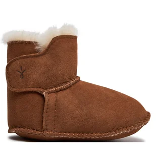 Śniegowce EMU Australia Baby Bootie B10310 Brązowy - Buty dla dziewczynek - miniaturka - grafika 1