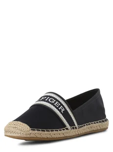 Tommy Hilfiger Damskie espadryle Kobiety Tekstylia niebieski jednolity, 38 - Espadryle damskie - miniaturka - grafika 1