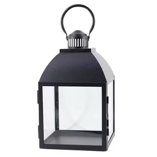 Latarenka metalowa, 21x21x35 cm - Świeczniki - miniaturka - grafika 1